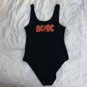 COPY - AC/DC bodysuit ❤️🖤